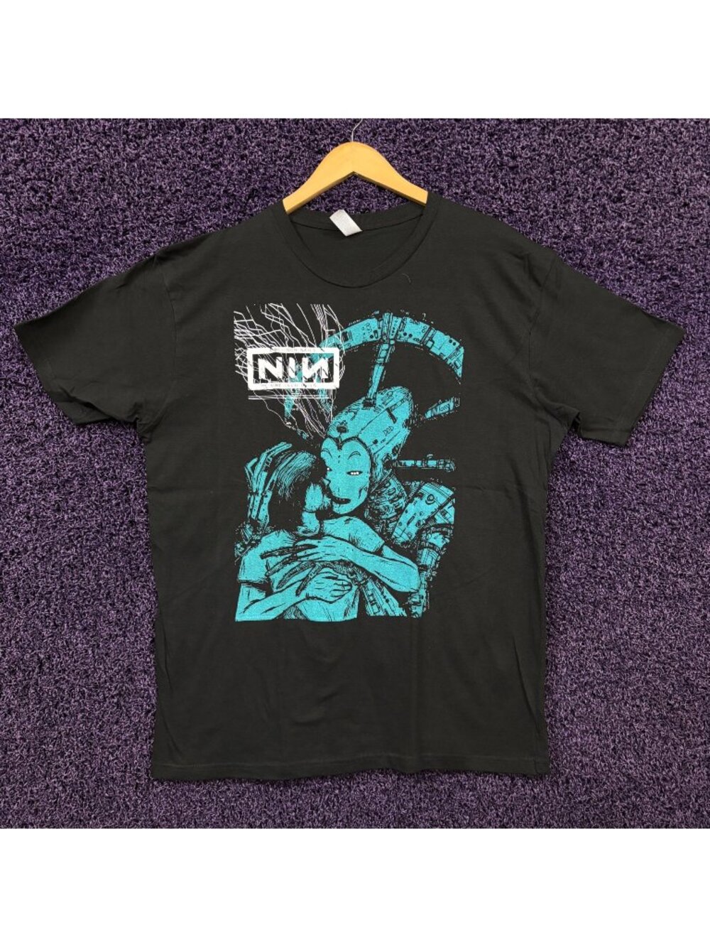 Nine Inch Nails 2005 With Teeth Tour Poster Band T-Shirt L